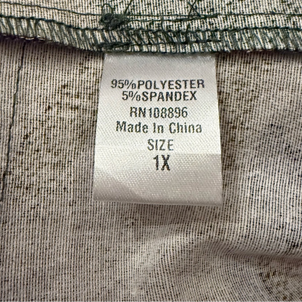 For Her Women Jacket Green Camouflage Size 1X - Picture 12 of 16